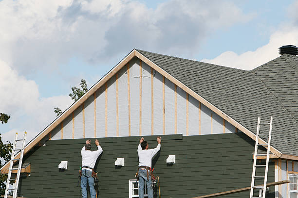 Professional Storm Damage Siding Repair technician working in Three Springs, PA